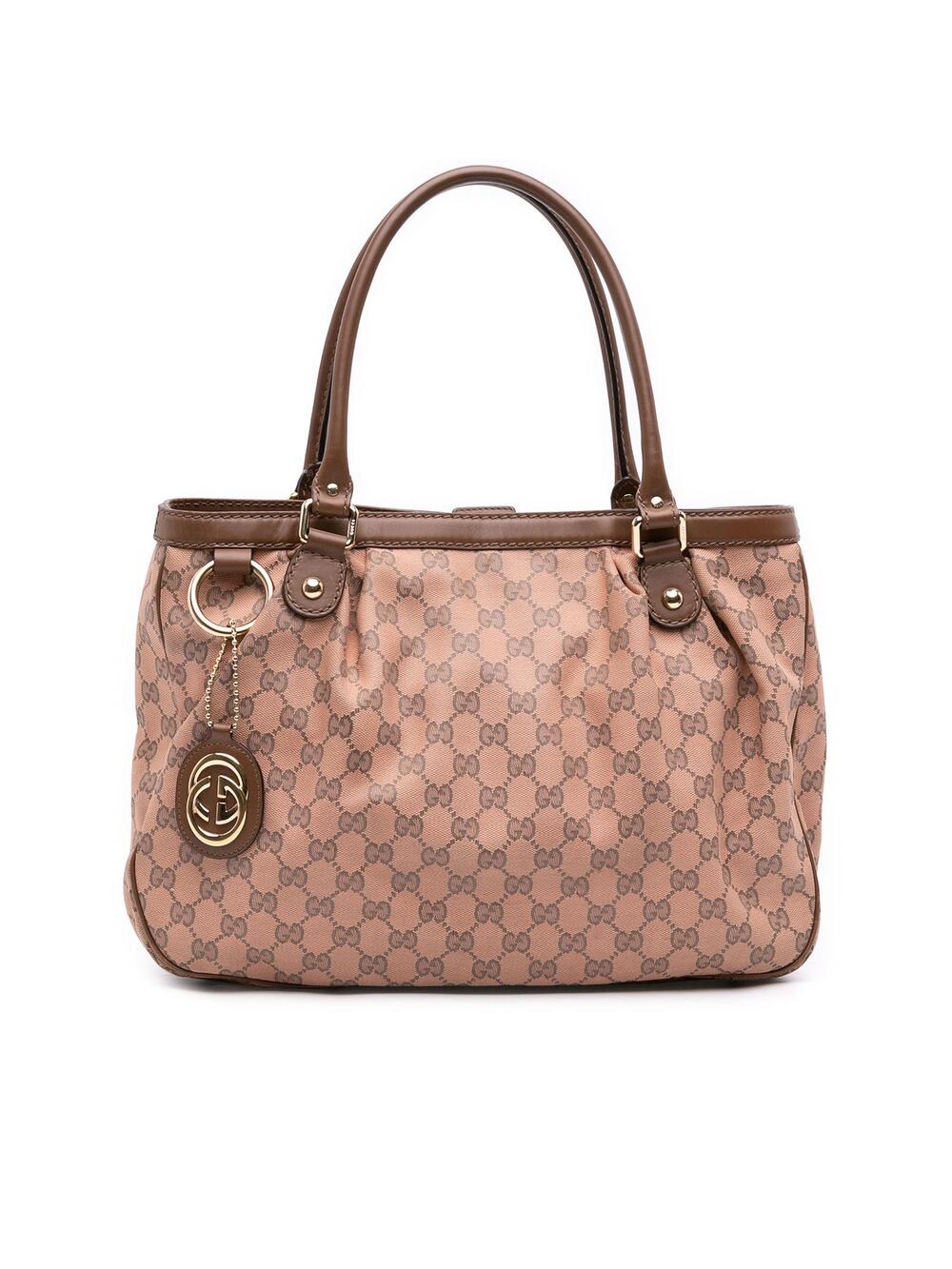 Gucci Gg Canvas Sukey Tote Pre-Loved #363864G46B